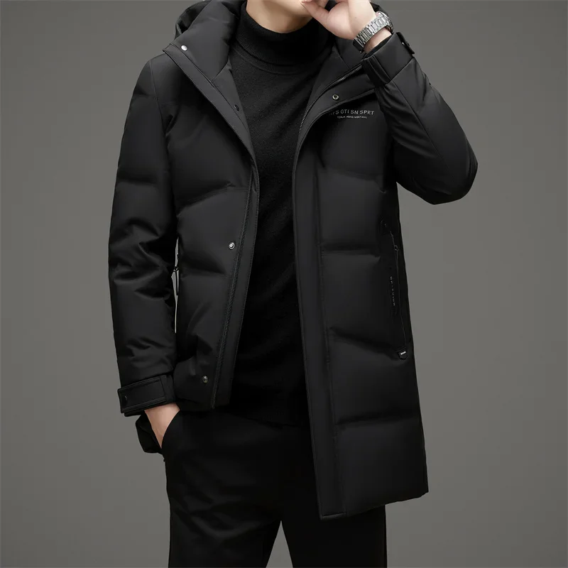 Hooded Jackets Removable Down Jacket Men Male Winter Brand Duck Down Padding Down Jacket Men Ultralight Winter Coat Men