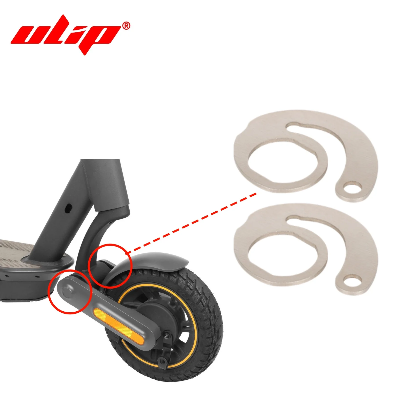 

Крепежные пластины для передних амортизаторов Ulip Damping для самокатов Xiaomi Segway Ninebot, аксессуары, компоненты гидравлической подвески