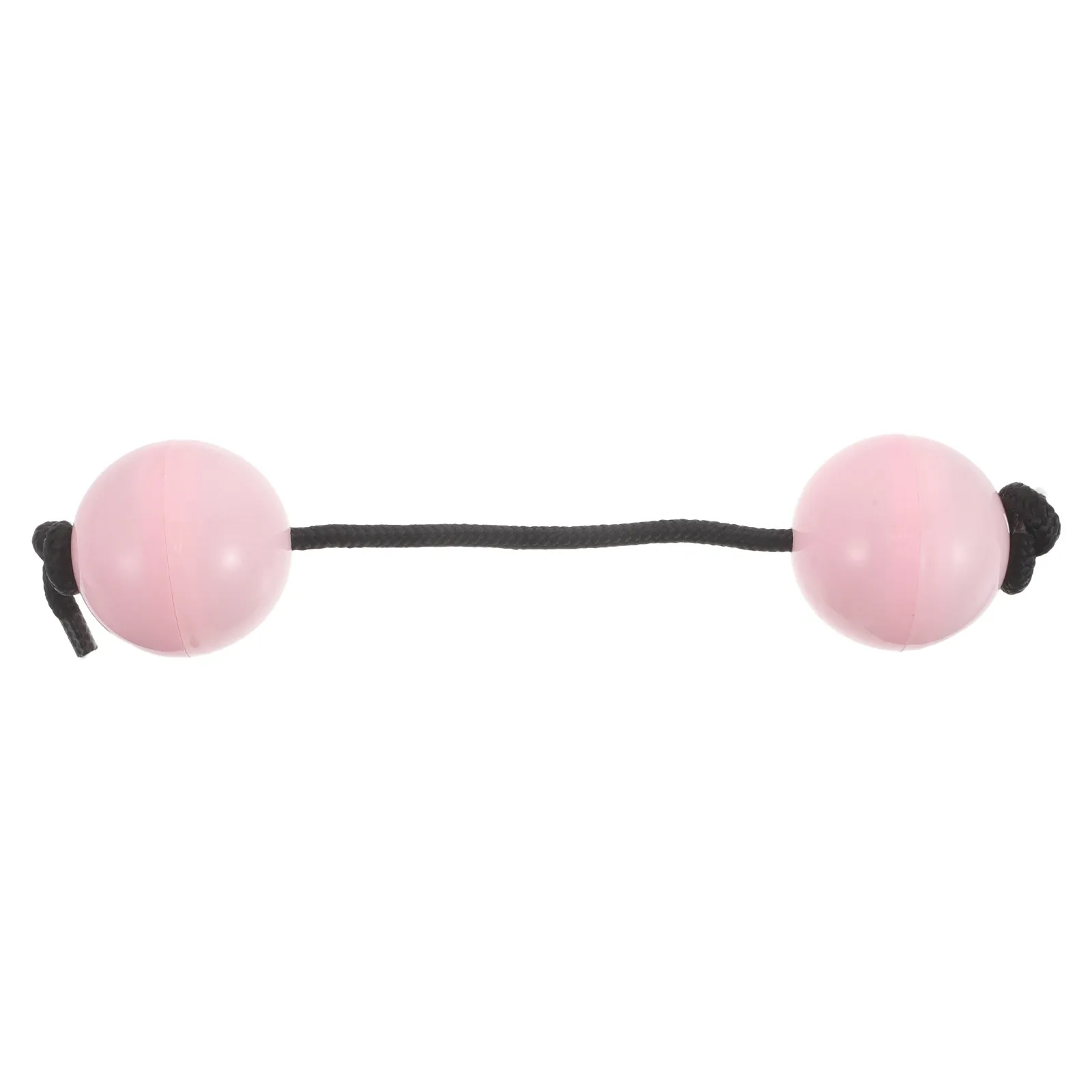 Asalato Shaker Ball African Rhythmic Percussion Instrument Handheld Double Balls Kashaka Shaker for Stage Kashaka Instrument