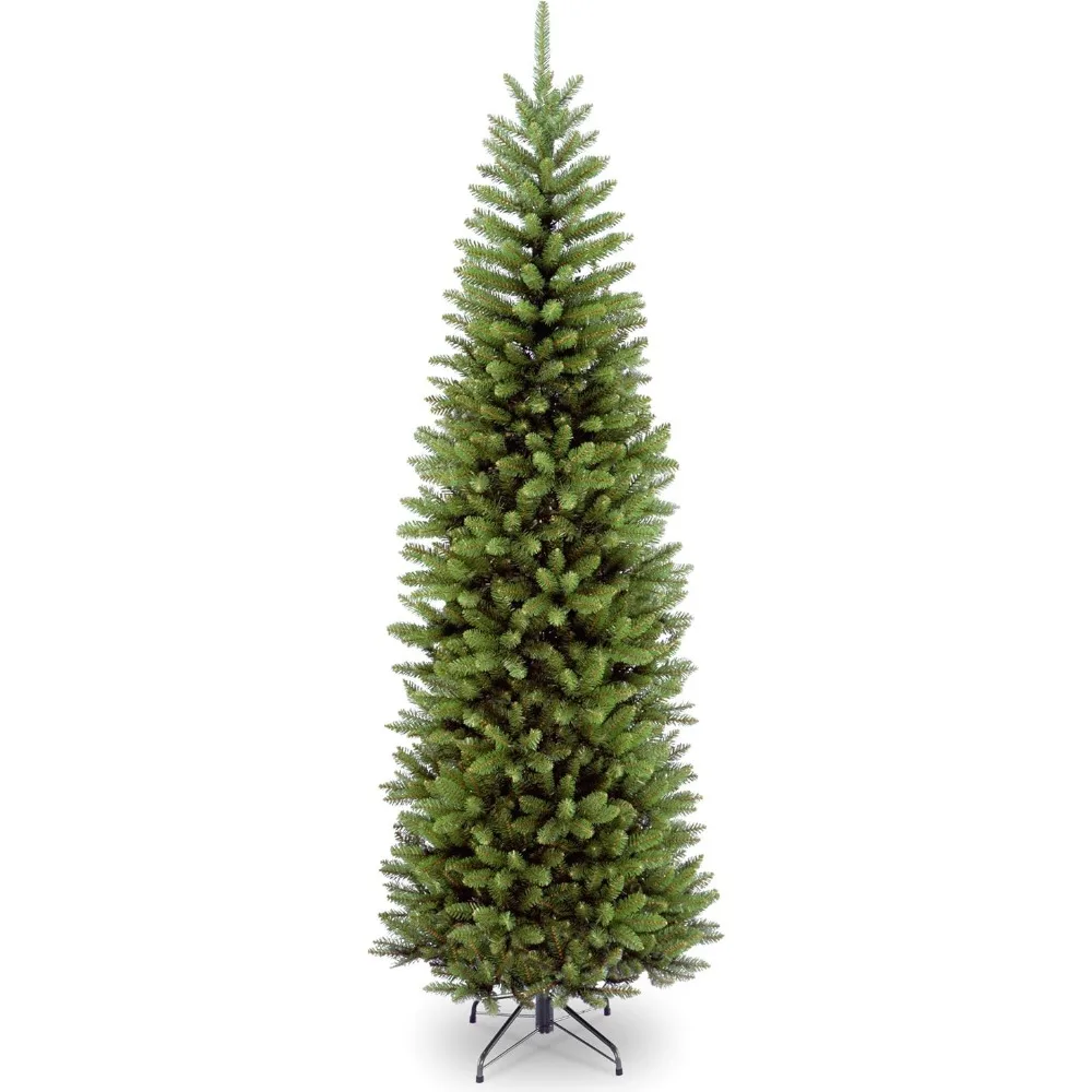 

Artificial Slim Christmas Tree, Green, Kingswood Fir, Includes Stand, 7.5 Feet