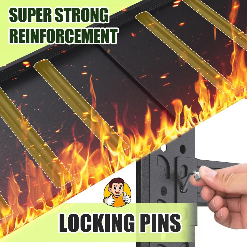 Garage Shelving,Heavy Duty Garage Storage Shelves,Metal Shelving Unit,5 Tier Adjustable Steel Utility Shelf,Use for Basement,