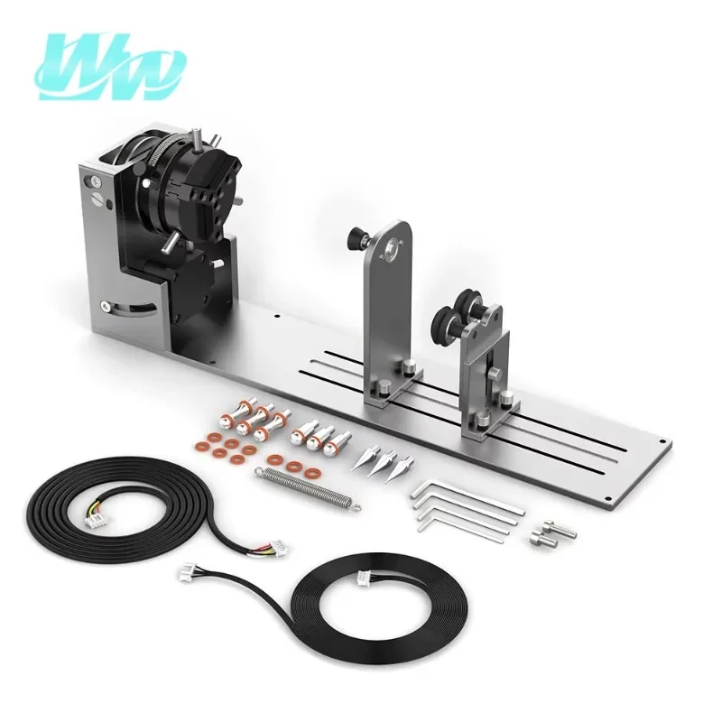 All-New 9-in-1 Micron-Level Rotary Attachment For Laser Engraver NEJE R6 A-Axis Quick Operation Chuck Rotary Roller Laser Rotary