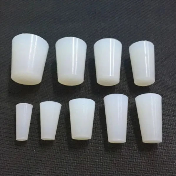 Conical Silicone Rubber Stopper HIGH TEMP Silicone Plugs Sealing Tapered Rubber Plug For Electroplating Paint