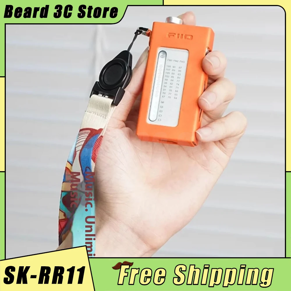 

Fiio SK-RR11 Portable Original Case RR11 Radio Special Protective Leather Case With Lanyard+ Hand Lanyard Custom Protective Case