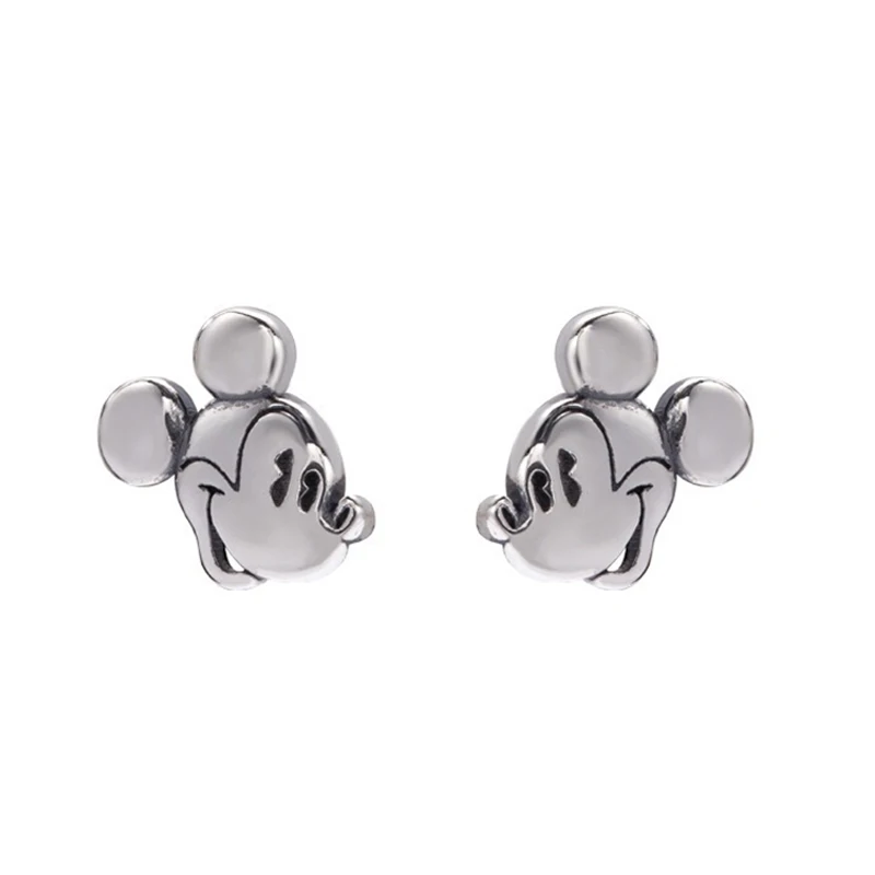 Cute Mini Mickey Stud Earrings Trendy 2022 Summer Fashion Girl Disney Anime Minnie Mouse Earring for Women Fine Jewelry Kid Gift