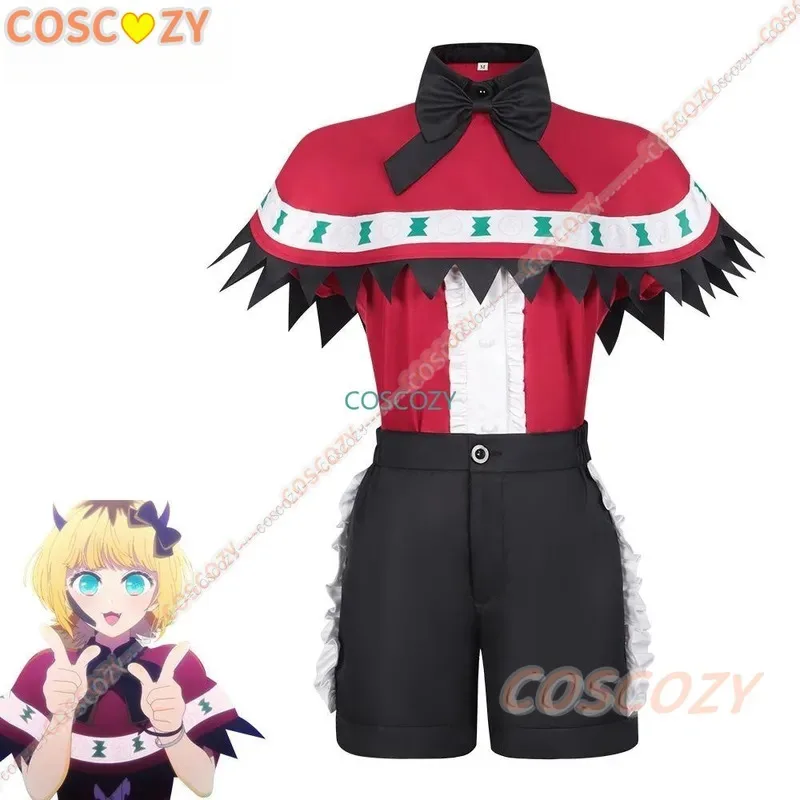

Nene 2025 New Anime Oshi No Ko Memu Cosplay Costume Wig Skirts Mem Cho Suit Red Stage Uniform Women Halloween Party