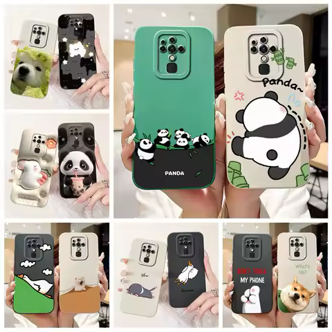 For Tecno Camon 16 Pro Case Camon16 CE7 CE7j CE9h Cute Panda Cartoon Cover Soft TPU Phone Case For Tecno Camon 16 Camon16 Fundas