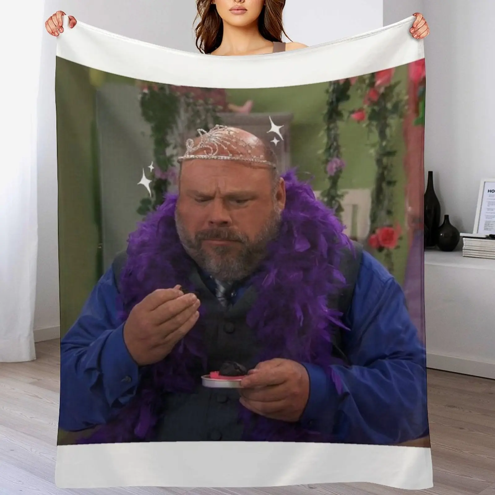

BERTRAM THE BADDIE Throw Blanket Quilt Soft Big wednesday Furry Blankets