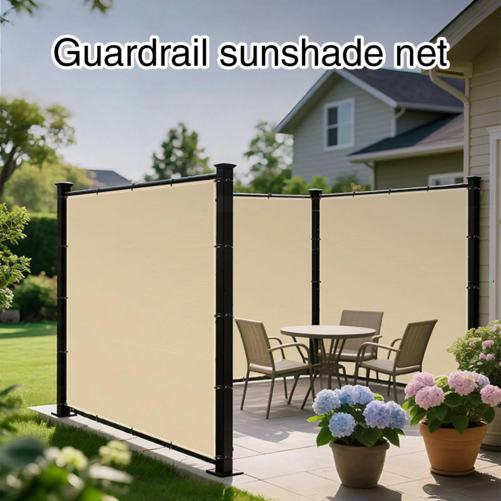 

Shade Cloth For Patio Privacy Screen UV Protection Windproof Sunblock Privacy Protection For Porch Camping Garden Balcony