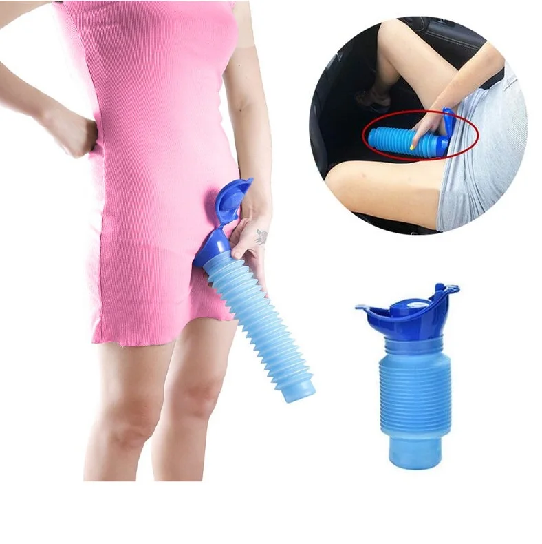 Portable Urine Bag Women Men Children Outdoor 750ML Mini Toilet for Travel Camp Hiking Reusable Toilet Potty Pee Urine Bottle