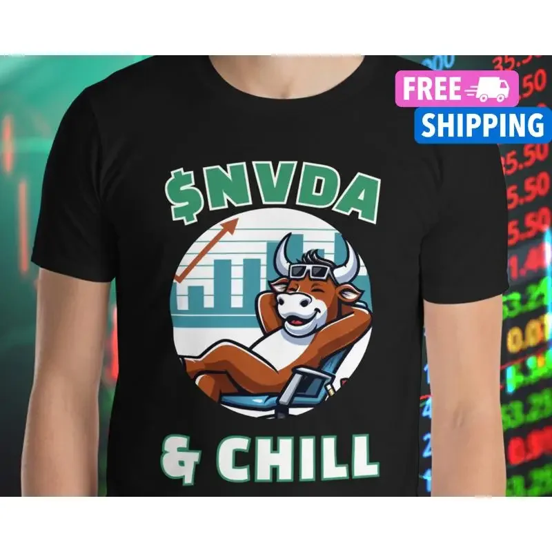 Funny Stock Market T Shirt For Nvda Investor Nvidia Wall Street Bets Day Trader