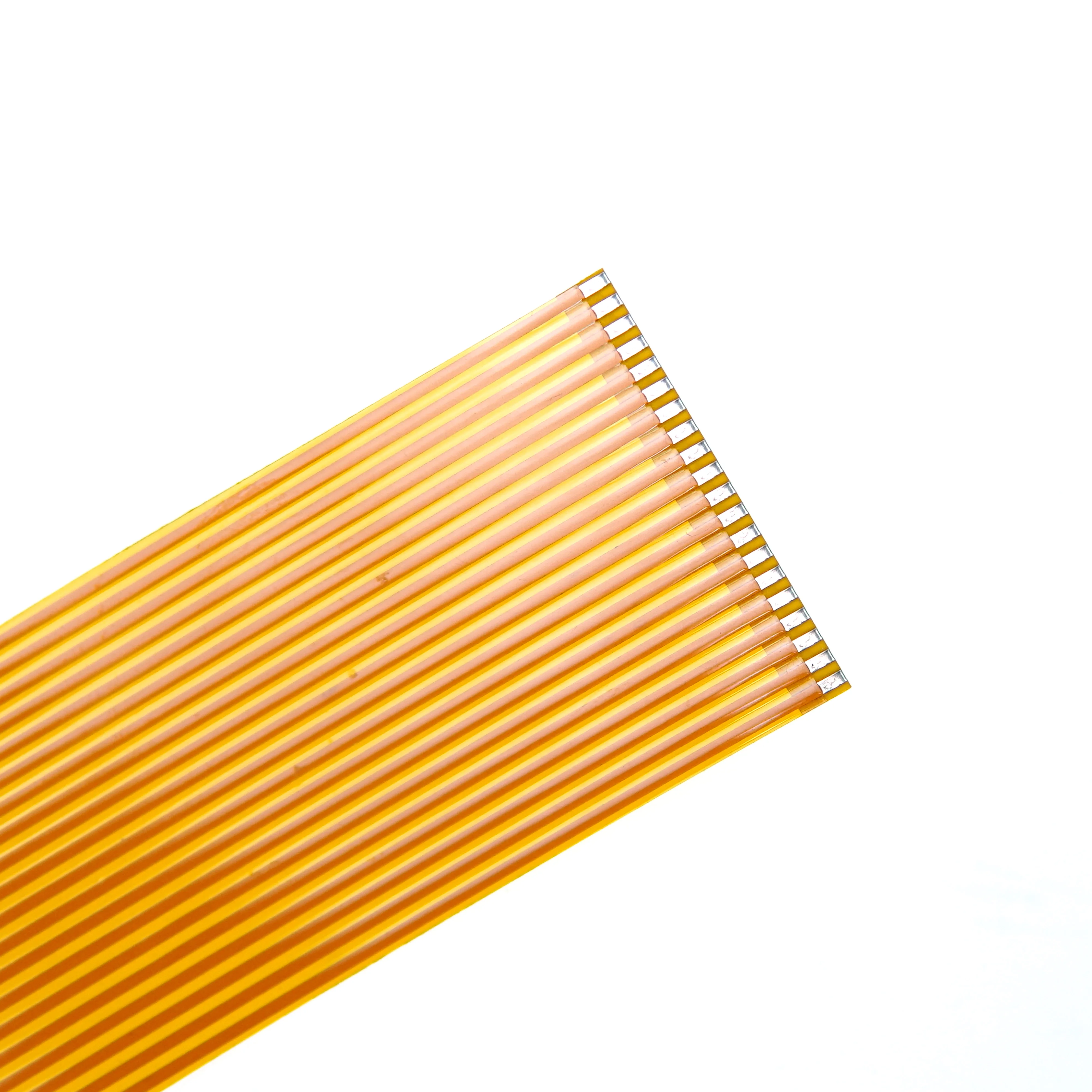 5Pcs Yellow FPC FFC Welding Type Flexible Flat Cable 1.25mm Pitch 4/6/8/10/12/14/16/18/20 pin FPC