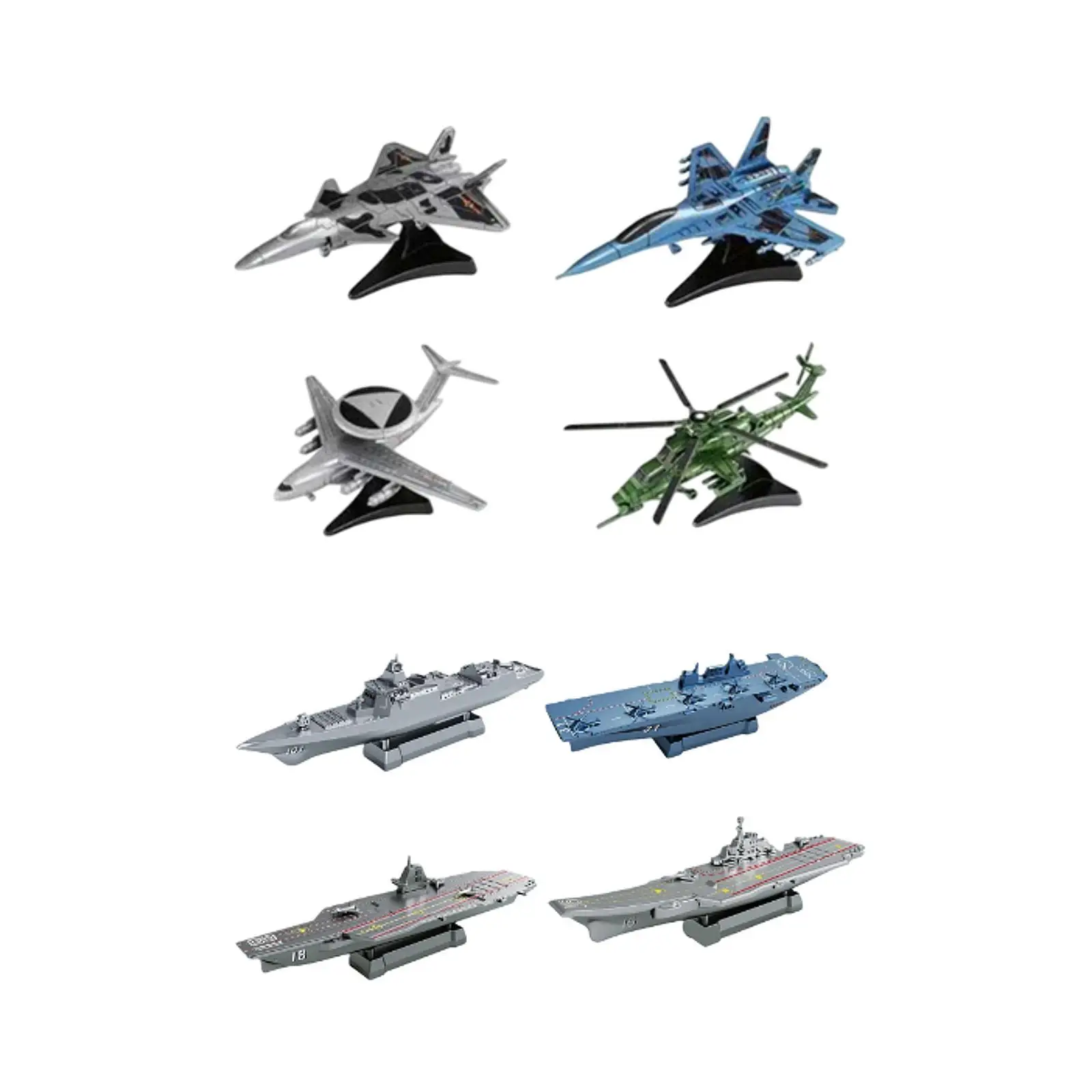 Kits de construction de maquettes d'avion, 4 pièces, jouets éducatifs à collectionner, Simulation de cadeaux d'anniversaire, Kit de modèles 4D pour adolescents et adultes