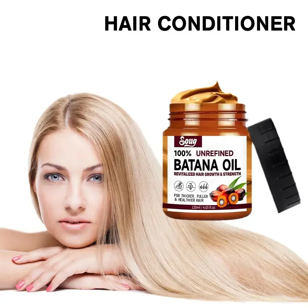 Pure Batana Oil Hair Conditioner Oil Hair Mask Moisturize Repair Hair Root Healthier Thicker