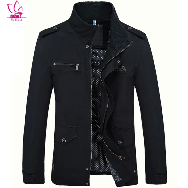 SUSOLA Lady New Men Jacket Coat New Trend Trench Coat New Autumn Brand Casual Silm Fit Overcoat Jacket Male 5XL