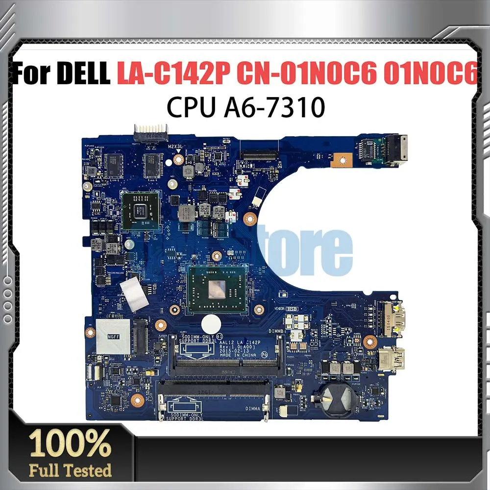 LA-C142P Laptop Motherboard FOR dell INSPIRON 5555 5455 5755 AAL12 CN-09J3FV 0799KM Mainboard A4 A6 A8 A10 cpu DIS or UMA