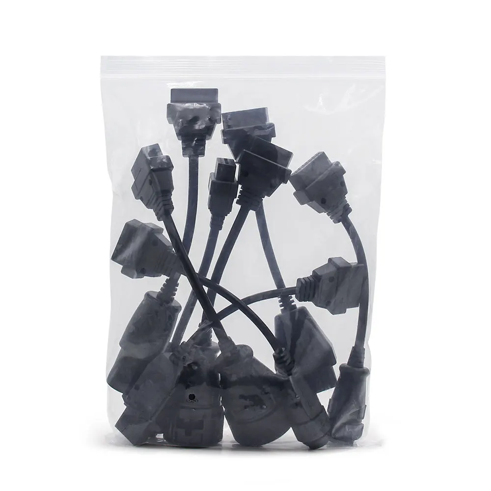 Full Set of OBD Connect  Cables Adapter Diagnostic Tool for Trucks for TCS/ 150E /CDP /DS/Multidiag Plus 8pcs obd cable/set