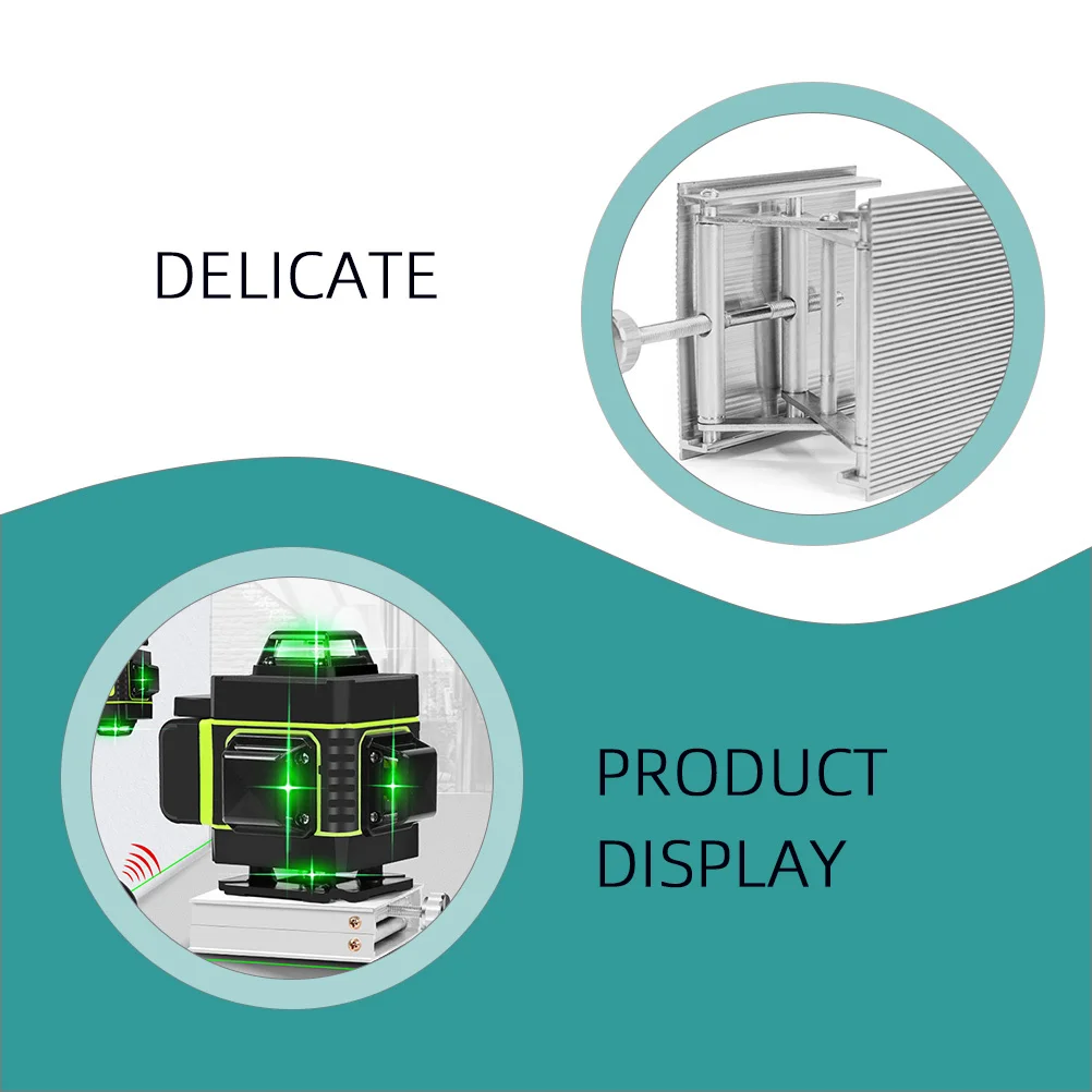1 قطعة سبائك الألومنيوم معدات التسوية رفع حامل قابل للتعديل ارتفاع المدمجة خفيفة الوزن مستوى آلة رفع منصة