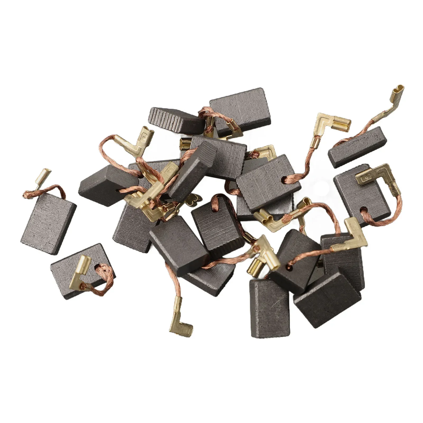 20x moedor de ângulo 20 * escovas de carbono do motor 20 peças 20 peças escova de carbono de substituição de carbono e metal para mkt 9554nb 9557nb