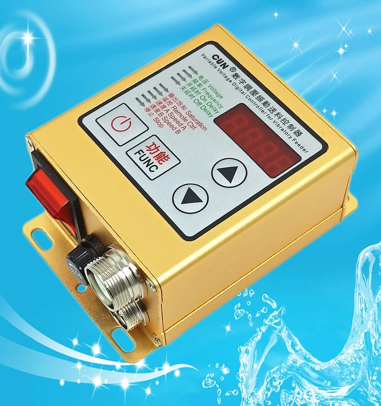 Kechuanghu CUN-SDVC20-S Digital Pressure Regulation Vibration Feeding Controller Full Material Stop Vibration Disk Controller