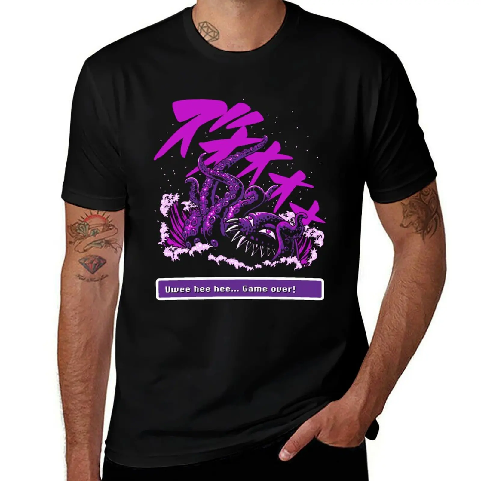 

shirt shirt man 100% T-Shirt t men designer white for t Don't shirts tease t man the pack octopus cotton
