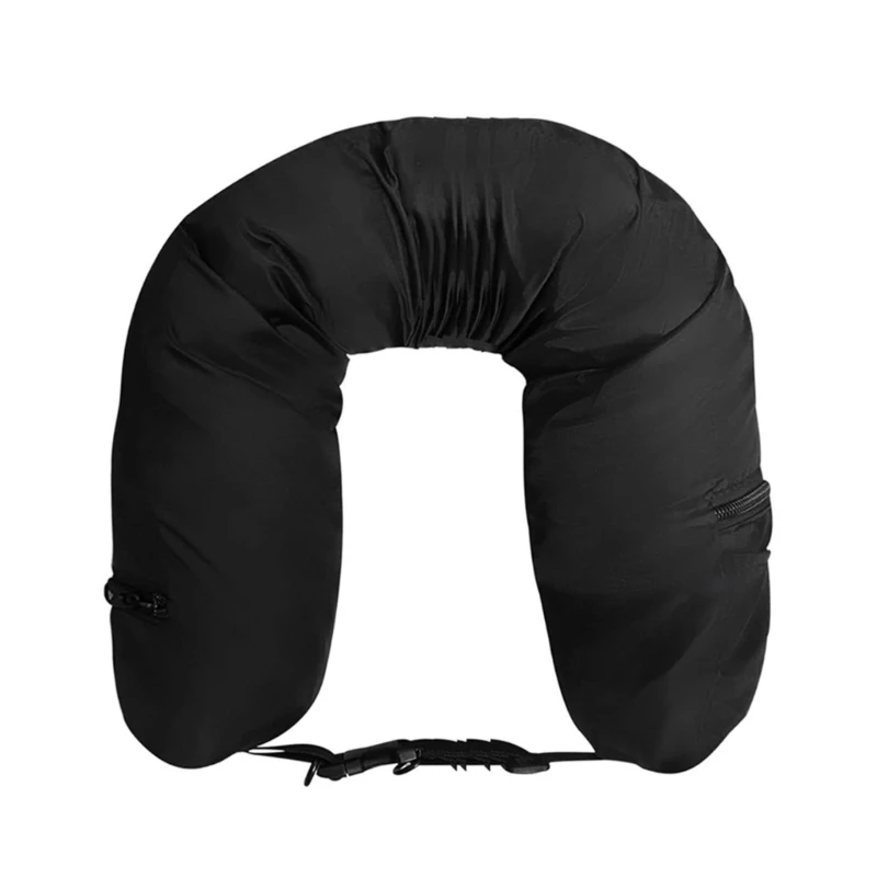 

Travel Neck Pillow That You Stuff With Clothes Portable Outdoor Travel Storage Bag Pillow Car Headrest Household Dropsale