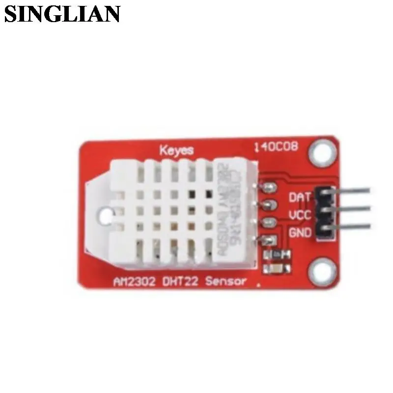 AM2302 DHT22 Temperature And Humidity Sensor Module Single Chip Microcomputer Red Board