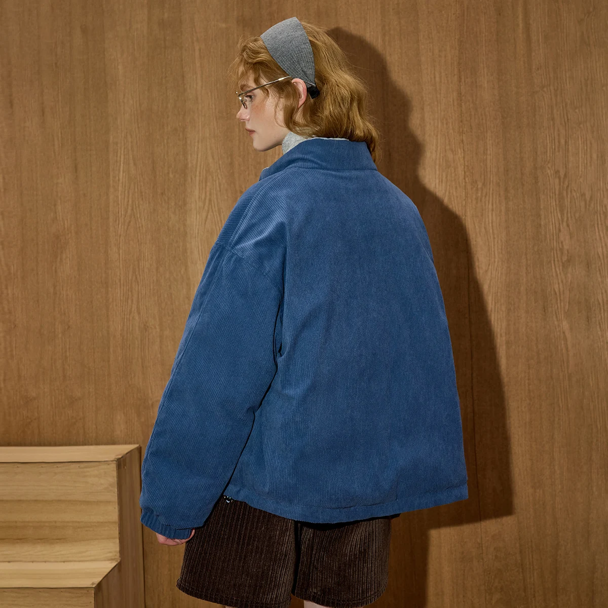 Coolhut عكسها كتلة اللون المرأة أسفل معطف الشتاء 90% أسفل ملء الوقوف طوق سترة ثنائي ارتداء اقتصاص سترة قصيرة البخاخ #2