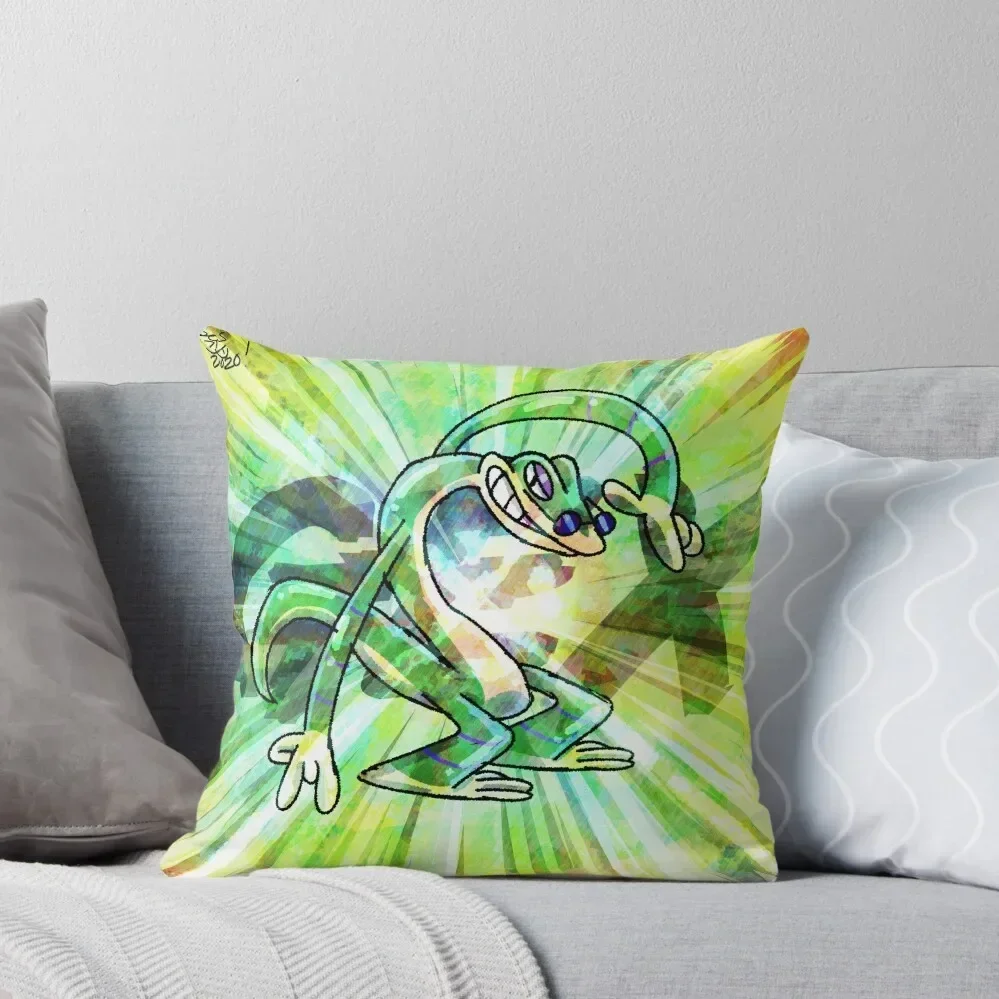 

Gex: Enter the Gecko Throw Pillow Cushion Cover Anime Throw Pillow Covers bed pillows pillow