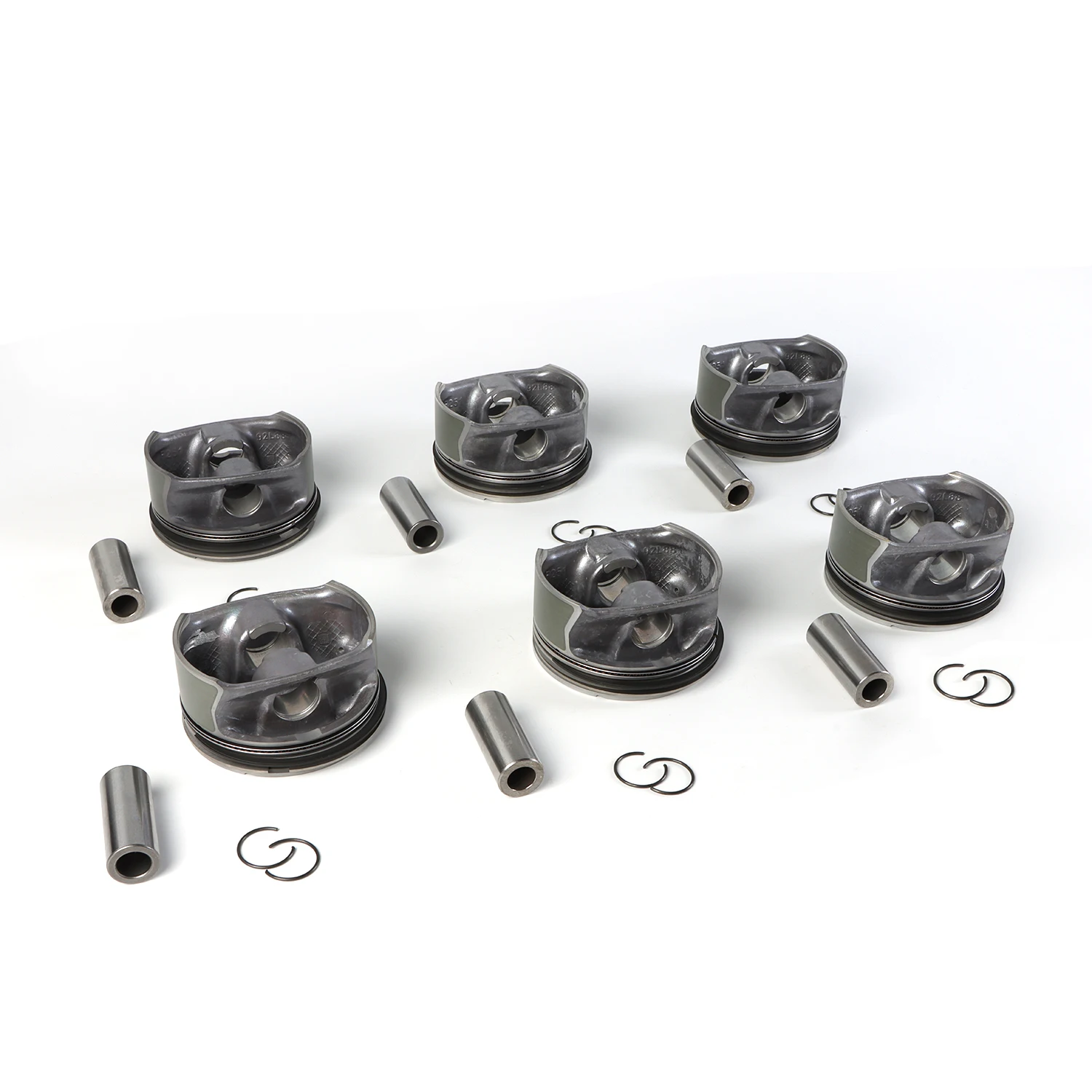 DPGKITS 6x Piston & Ring 92.9mm Φ22mm 2720308917 For Mercedes-Benz CLK350 C350 E350 GLK350 3.5 M272 Pistons Rings Rods & Parts