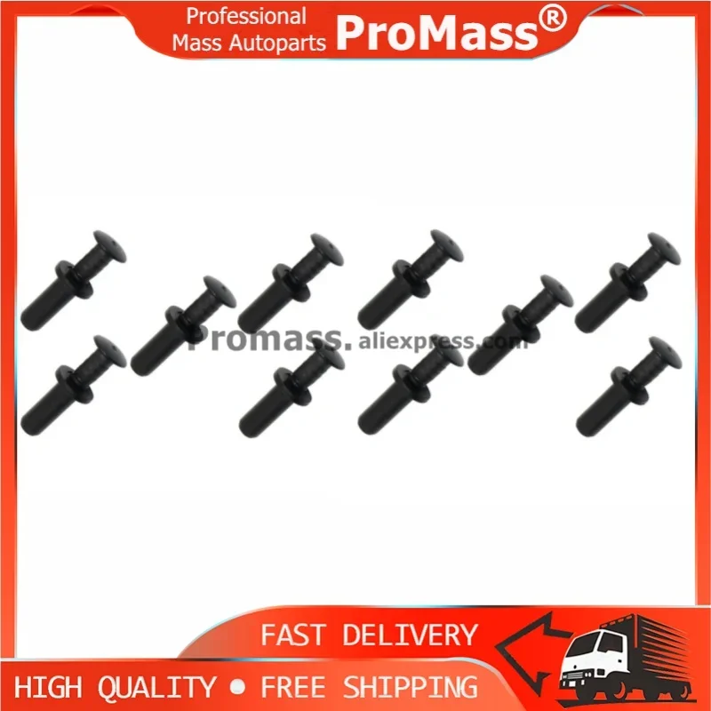 10Pcs A0009915940 Car Tailgate Lining Clip Trunk Boot Trim Panel Rivet For Mercedes-Benz C-class W204 2007 2008 2009 2010 -2014