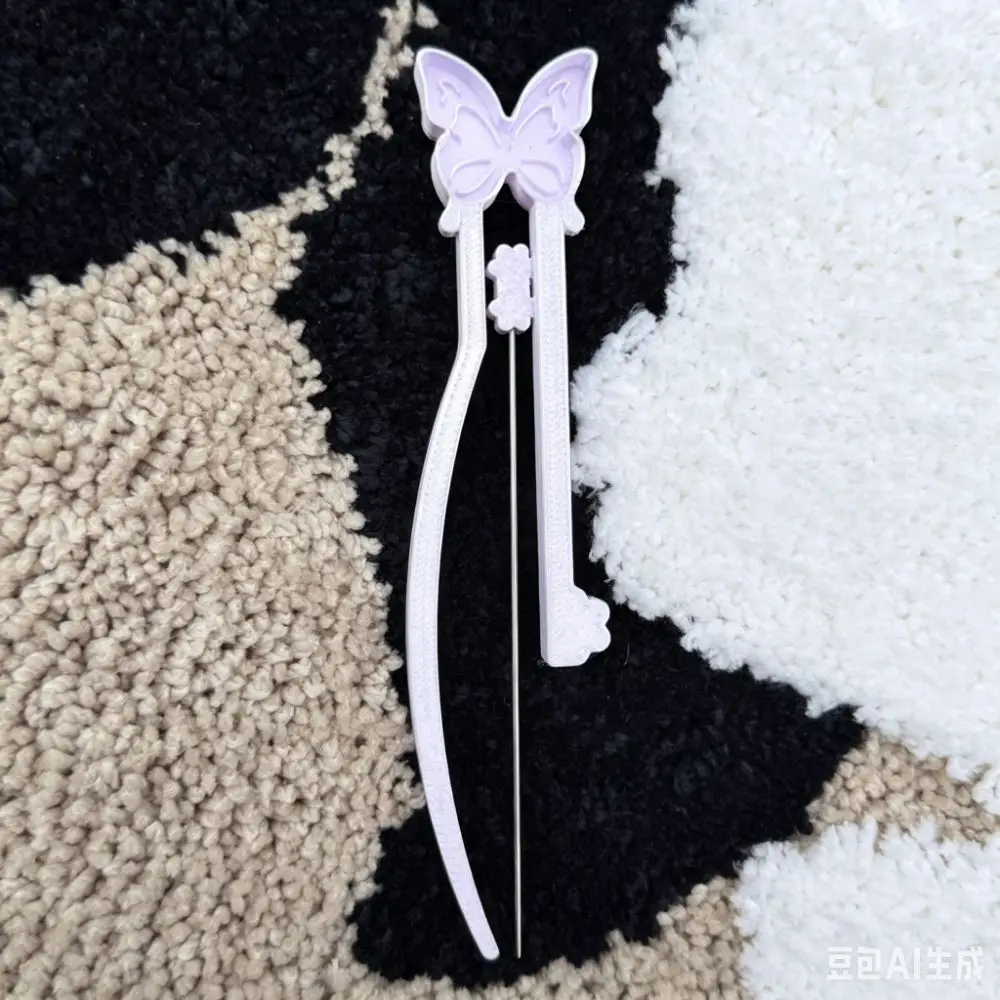 Single/Double Needle Fuse Bead Pen Long Smooth-Tip Butterfly Perler Bead Tweezer Handheld High-Quality DIY Collage Bead Clip