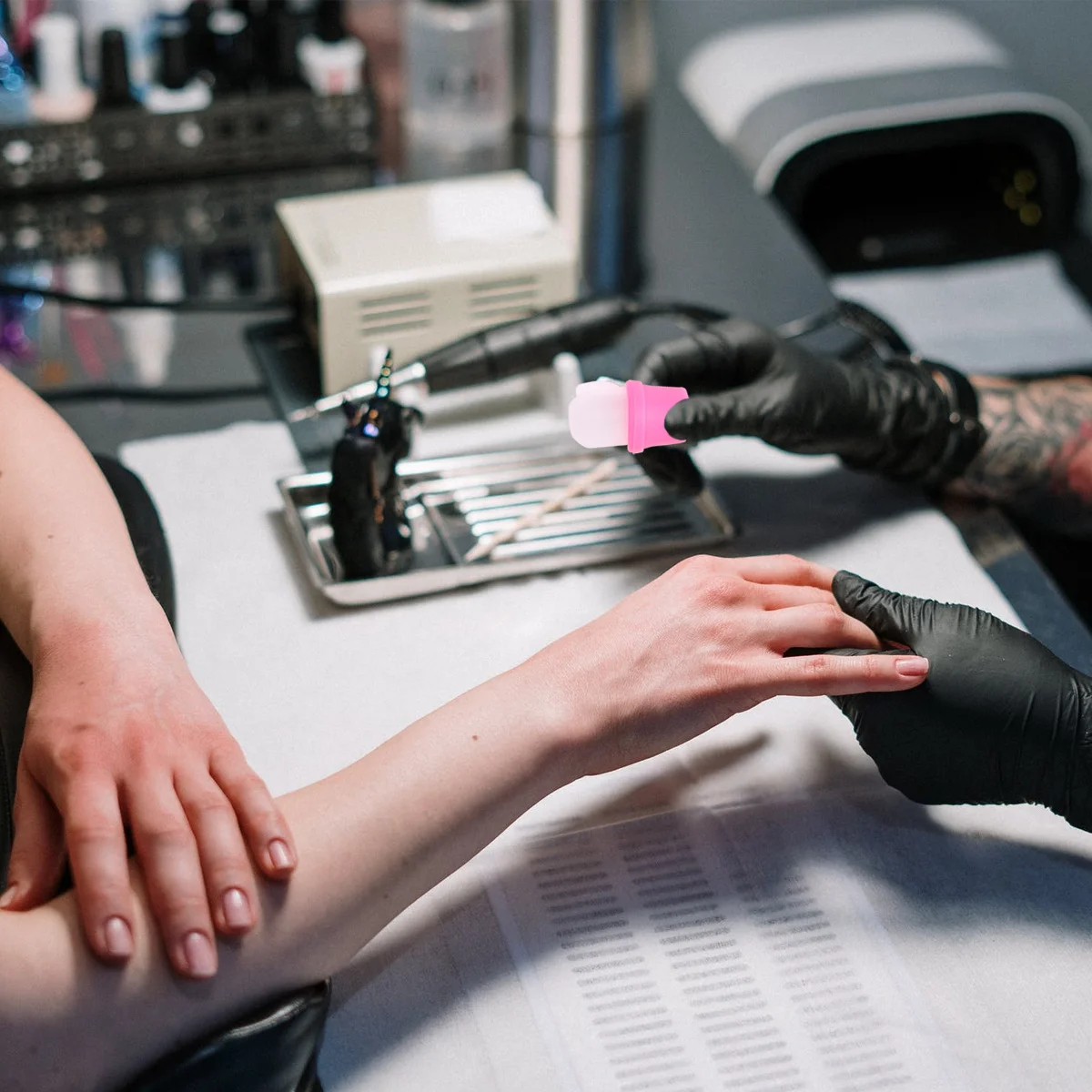 10 قطعة قبعات إزالة الأظافر قابلة لإعادة الاستخدام نقع قبالة يغطي لإزالة طلاء هلام الأشعة فوق البنفسجية أدوات مانيكير دائم مزيلات طلاء الأظافر