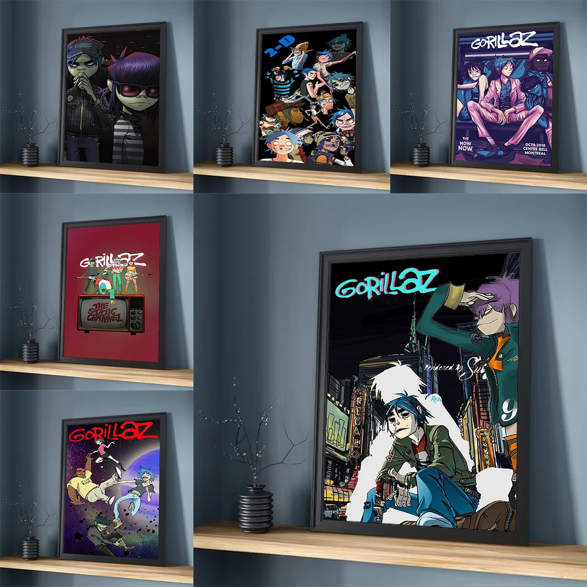 

Gorillaz Decorative Wall Poster Home Decorations Room Decoration Art Mural Painting Decor Paintings Pictures Living Posters the