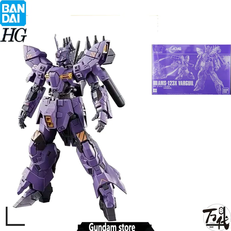 

BANDAI GENUINE HGUC AMS-123X VARGUIL ACTION FIGURE MOBILE SUIT GUNDAM ANIME FIGURE PLASTIC MODEL KIT COLLECTION TOYS GIFT