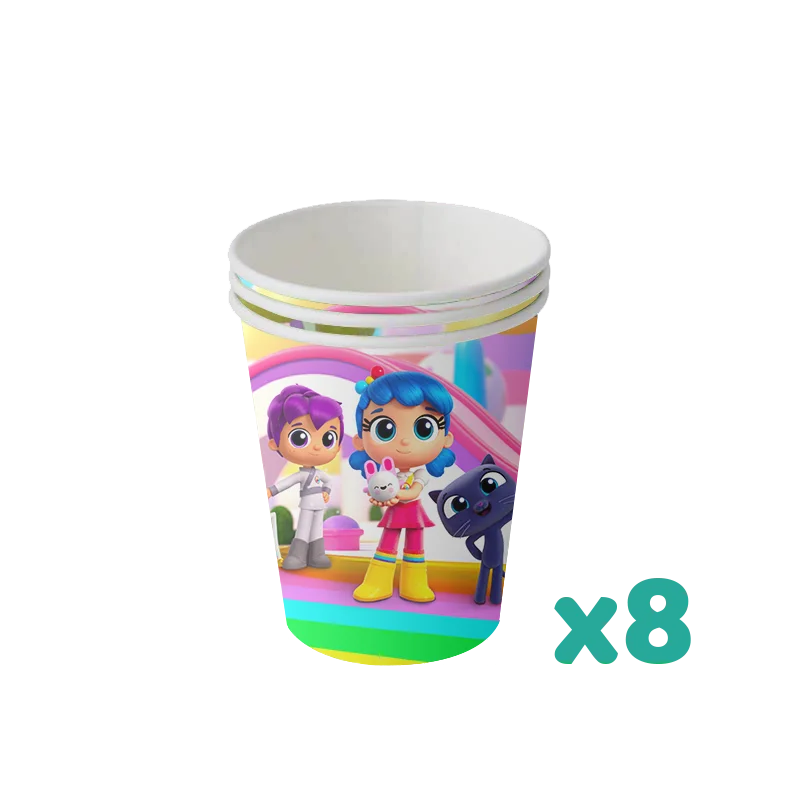 True and the Rainbow Kingdom Birthday Party Decorations Game Theme Supplys Banner Cups Plates for Kids