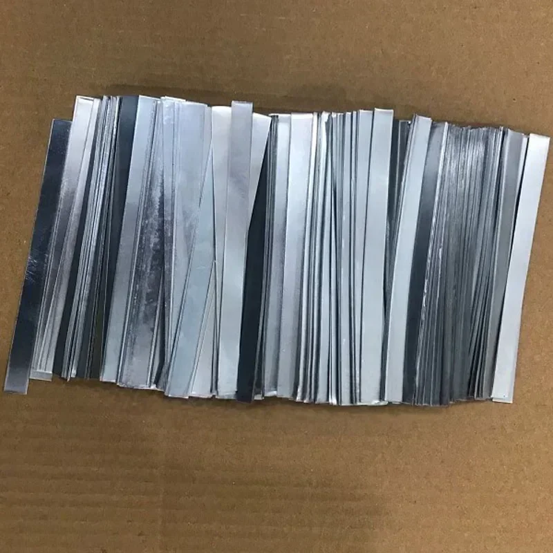 5pcs High Purity Zinc Sheets 1/2/3mm - 10x100mm Pure Metal Foil for Science Lab & DIY