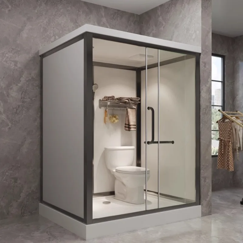 Integral shower room, bathroom, integrated wet and dry separation bathroom