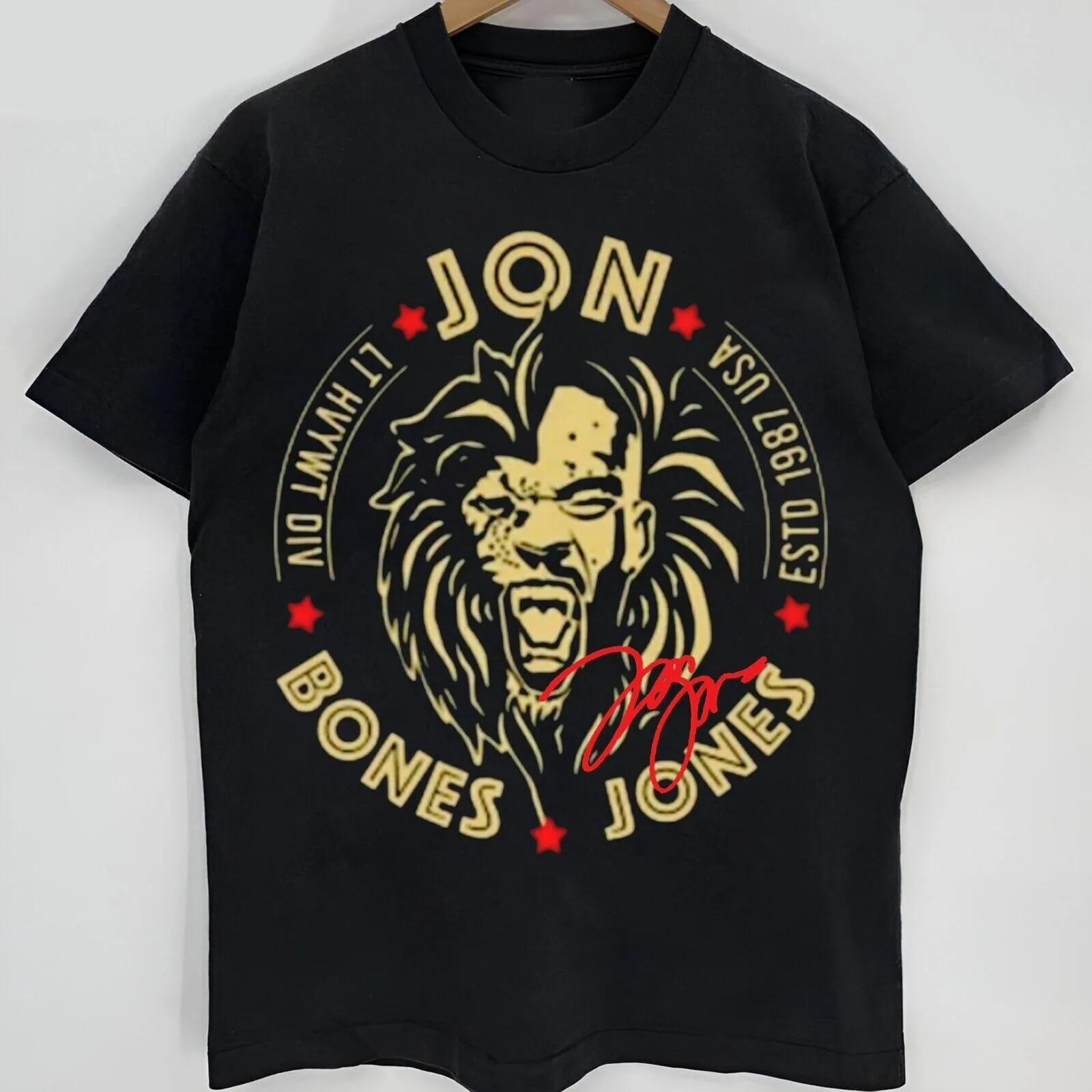 New Popular Jon Jones T Shirt Classic Men All Size