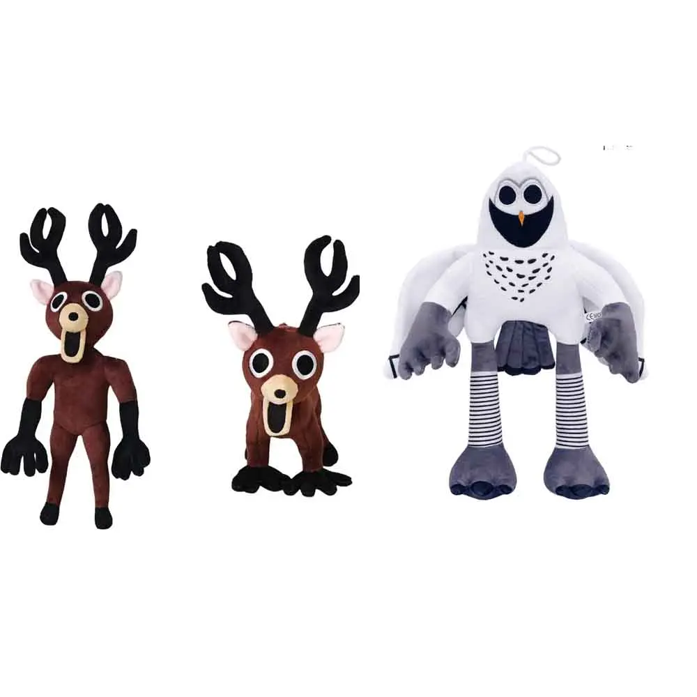 

!!!HOT SALE Terrifying Atmosphere Deer 99 Nights In The Forest Deer Plush Toys Movie Stuffed Animal Deer Toy Fans Halloween gift