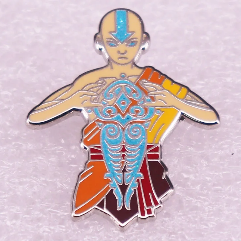 Avatar: The Last Airbender Pin Animated Movie Brooch Badge Funny Anime Accessories