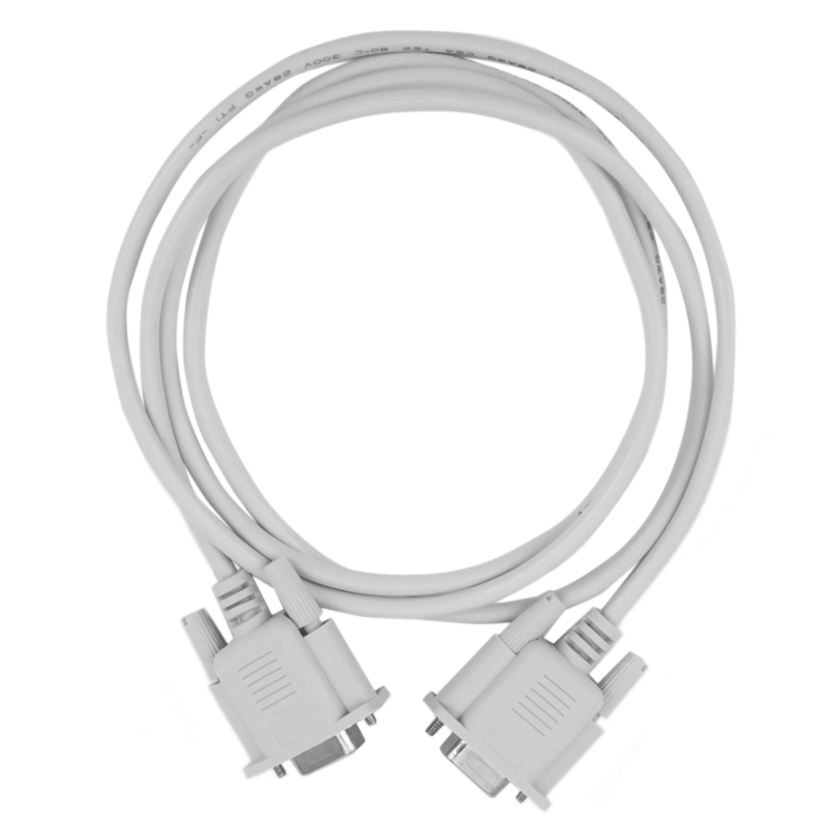 1PC 5ft F / F Serial RS232 Null Modem Cable Female to Female DB9 FTA Cross Connection 9 Pin Data COM Cable Converter PC Accessor