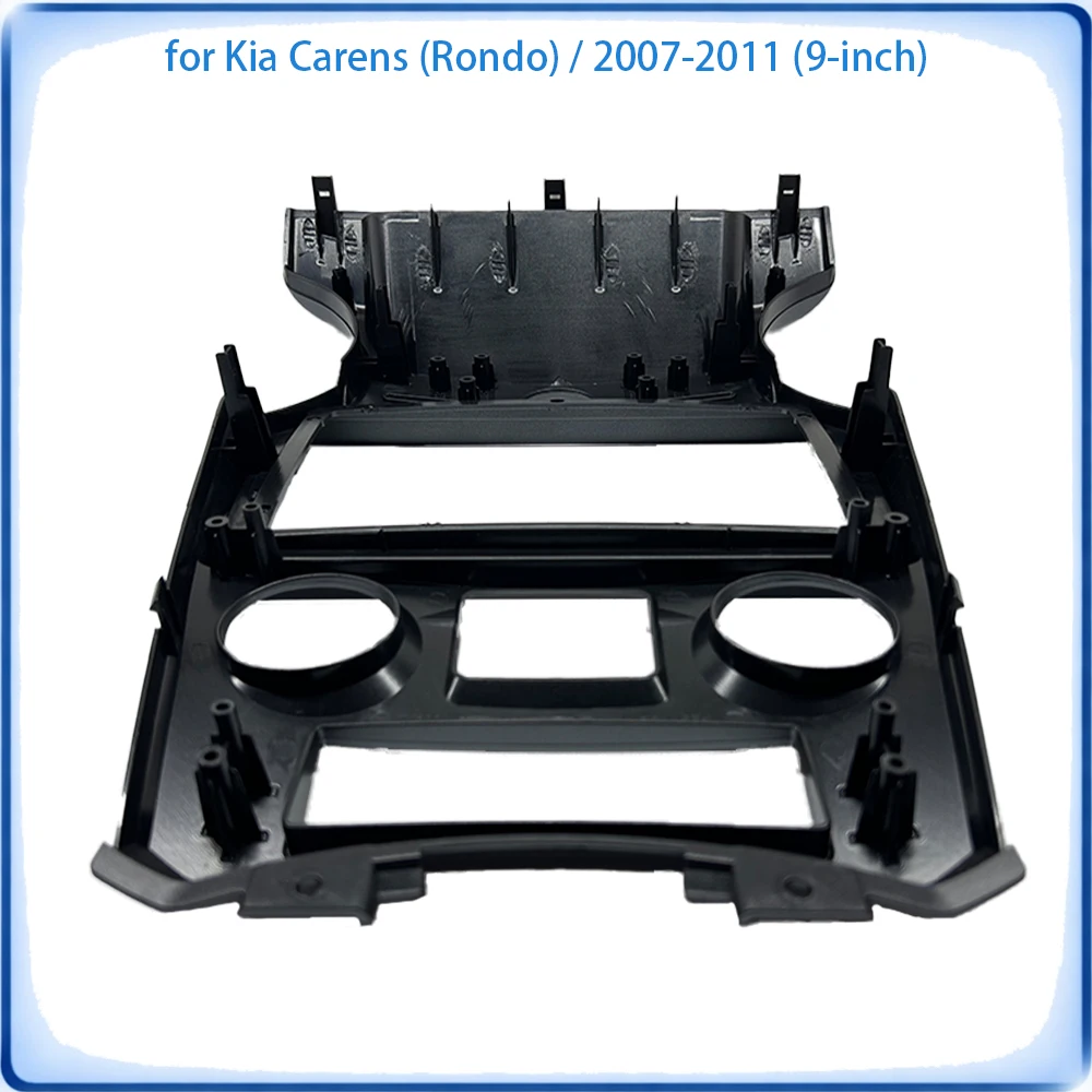 Car Radio Fascia Frame For Kia Carens Rondo 2007-2011 9 inch Wiring Harness Power Cable Car Accessories Plug & Play