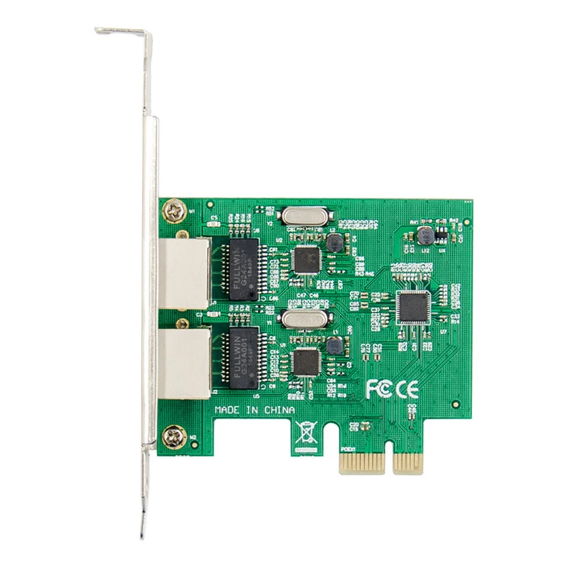 

AB25-PCI-E Электрическая сетевая карта Gigabit Ethernet Pcie 1000M Двухпортовая настольная сетевая карта RTL8111F