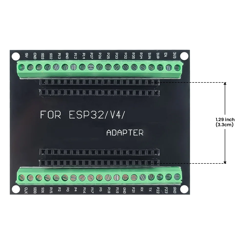 Moduł płytki rozszerzeń ESP32 ESP8266 dla płytki rozwojowej ESP32 30Pin 38Pin GPIO 1 na 2