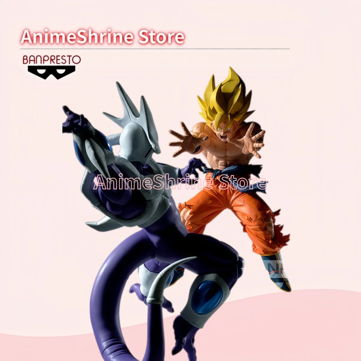 En stock Banpresto DRAGON BALL Z MATCH MAKERS COOLER VS SUPER SAIYAN SON GOKU Figura de premio Modelo de anime Juguete de colección