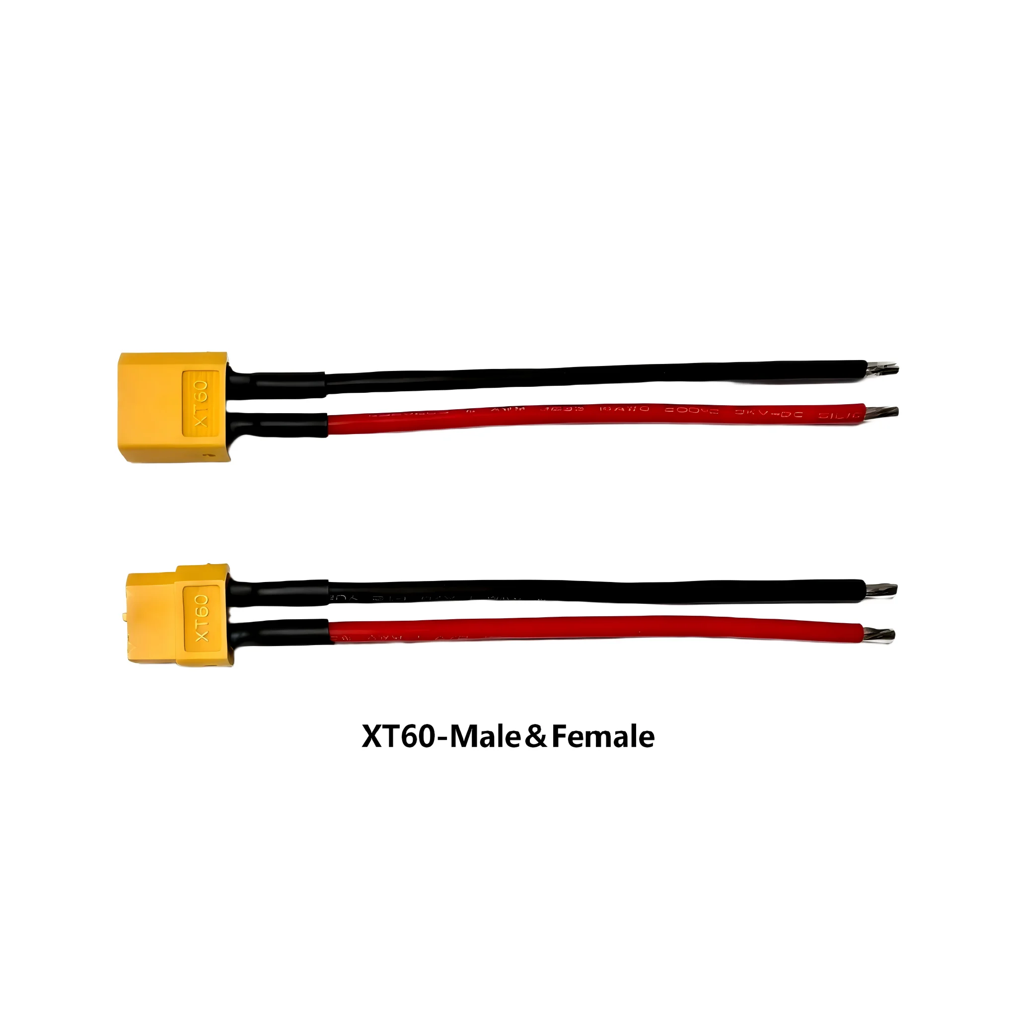 XT60 Male Female Connector Cable 14AWG Silicone Wire 10/20/30CM High Current Cable For RC Drone FPV Lithium Battery Charger