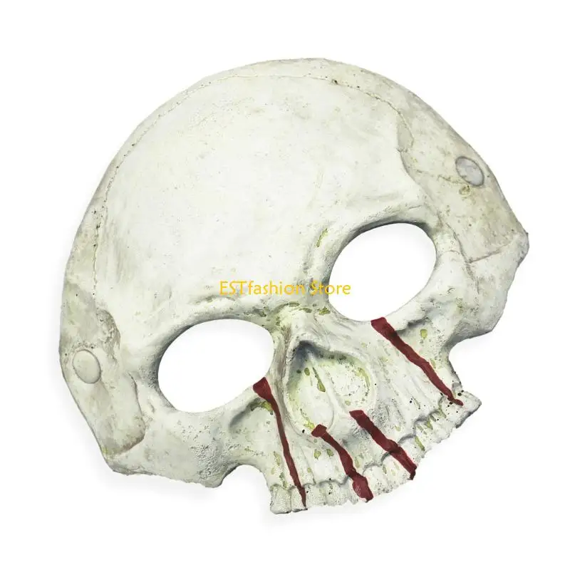 Máscara máscara cráneo fiesta fiesta Halloween Y5GC para máscara del esqueleto del carnaval para