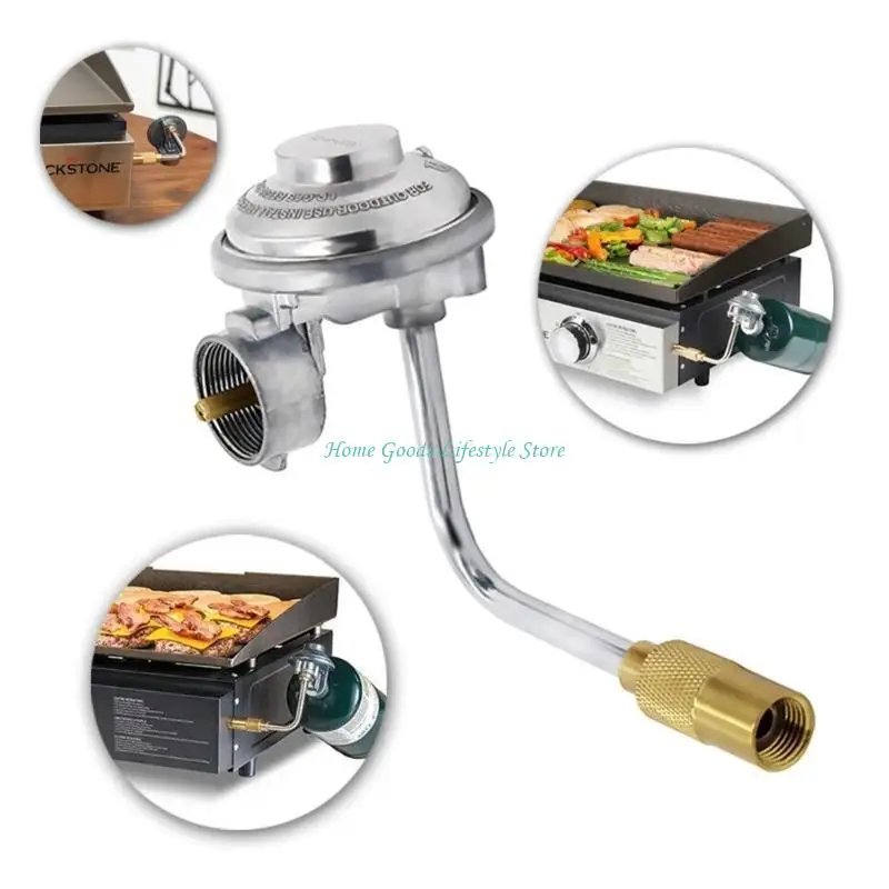 E74E Multifunctional Adjustable Gas Grill Regulator Accessory for Enhances Outdoor Griddle Performances Fit Multiple Models