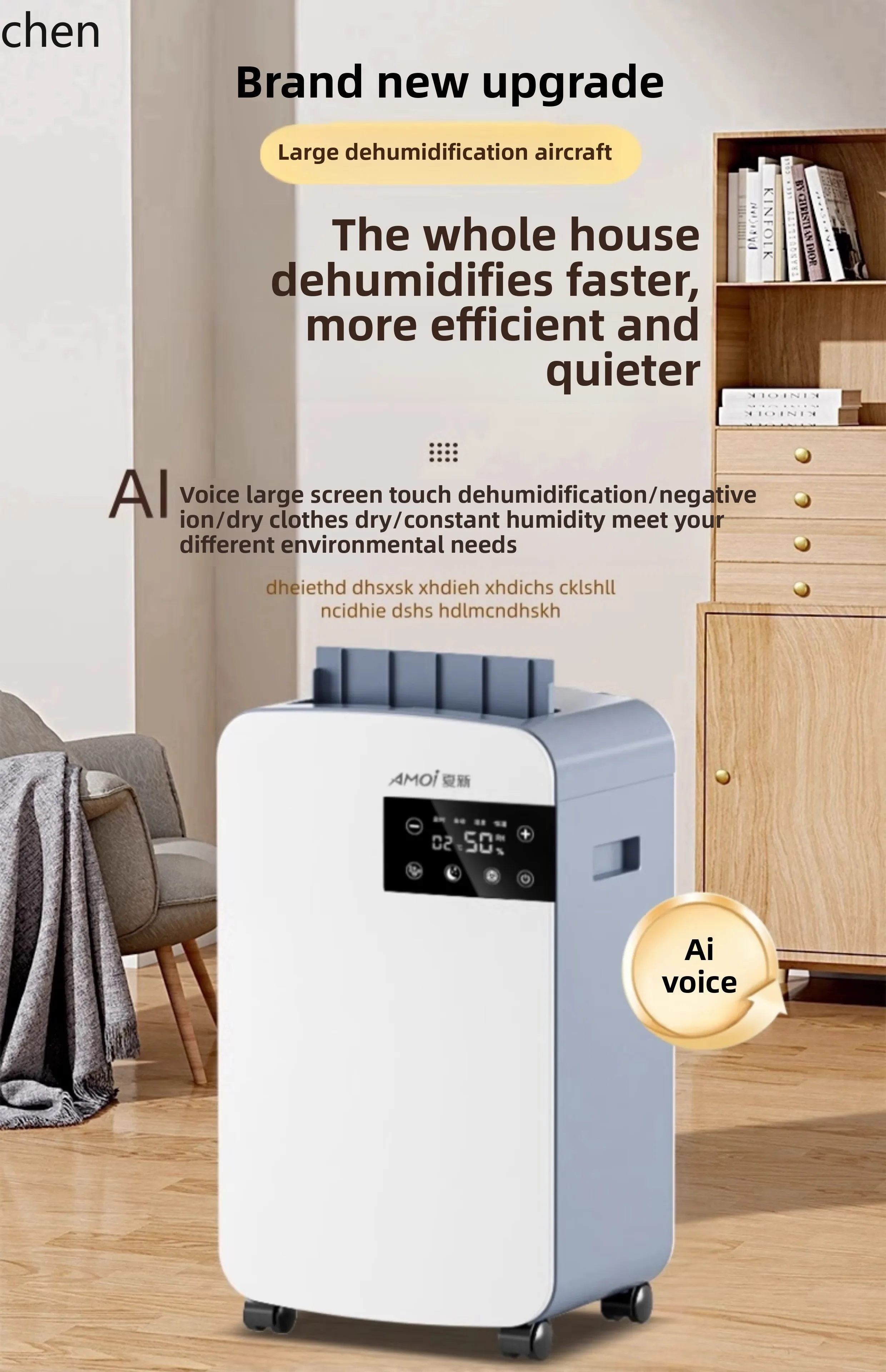 ZML deumidificatore ad alta potenza per interni, piccolo artefatto deumidificante silenzioso, asciugatrice per la rimozione dell'umidità